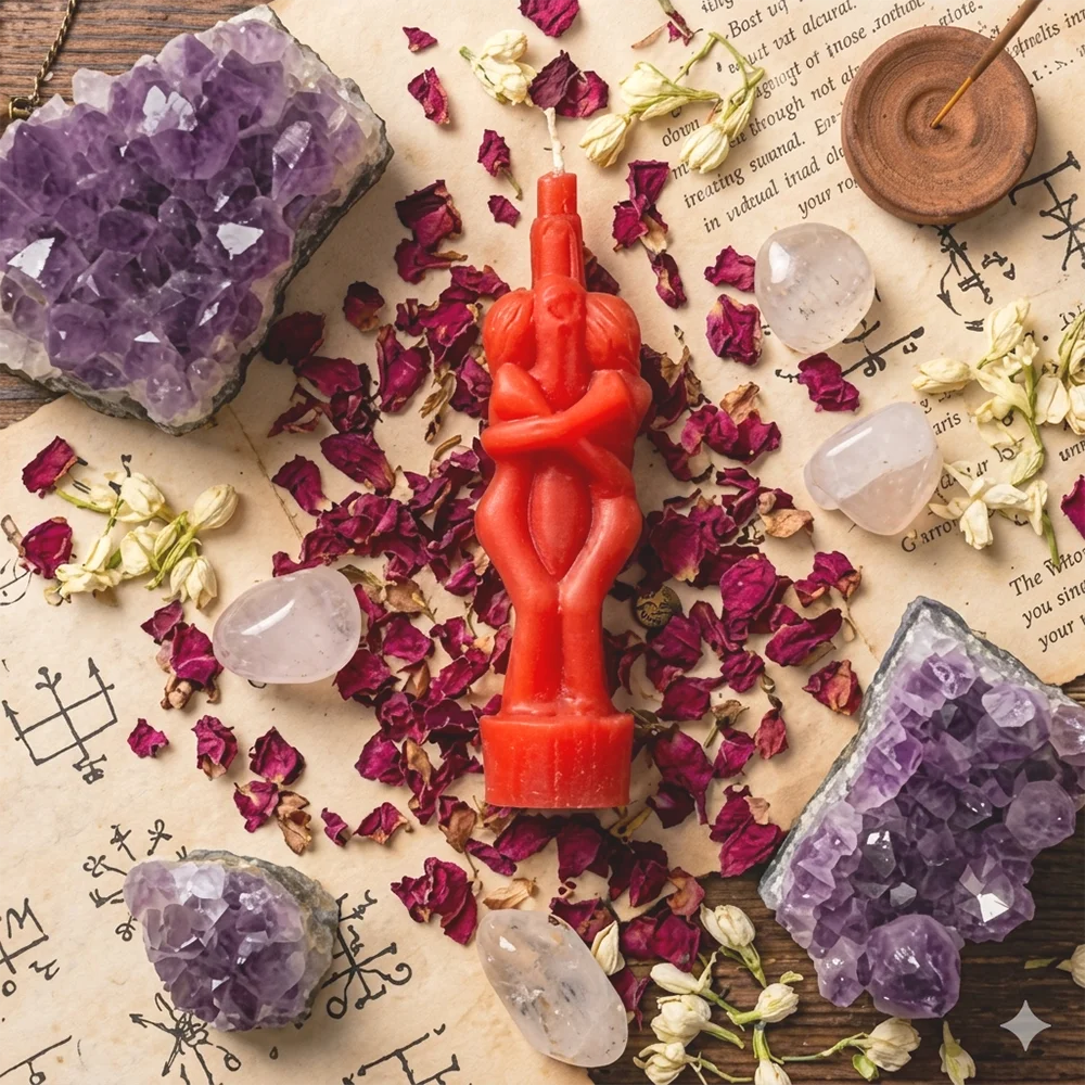 Vela Ritual de los Enamorados — Amor, Pasión y Nuevos Caminos