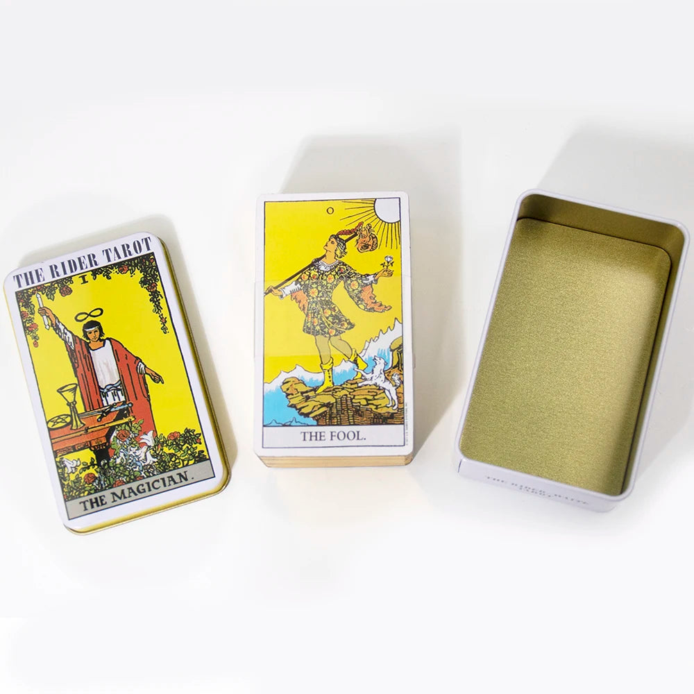 Tarot Rider-Waite con Caja Metálica