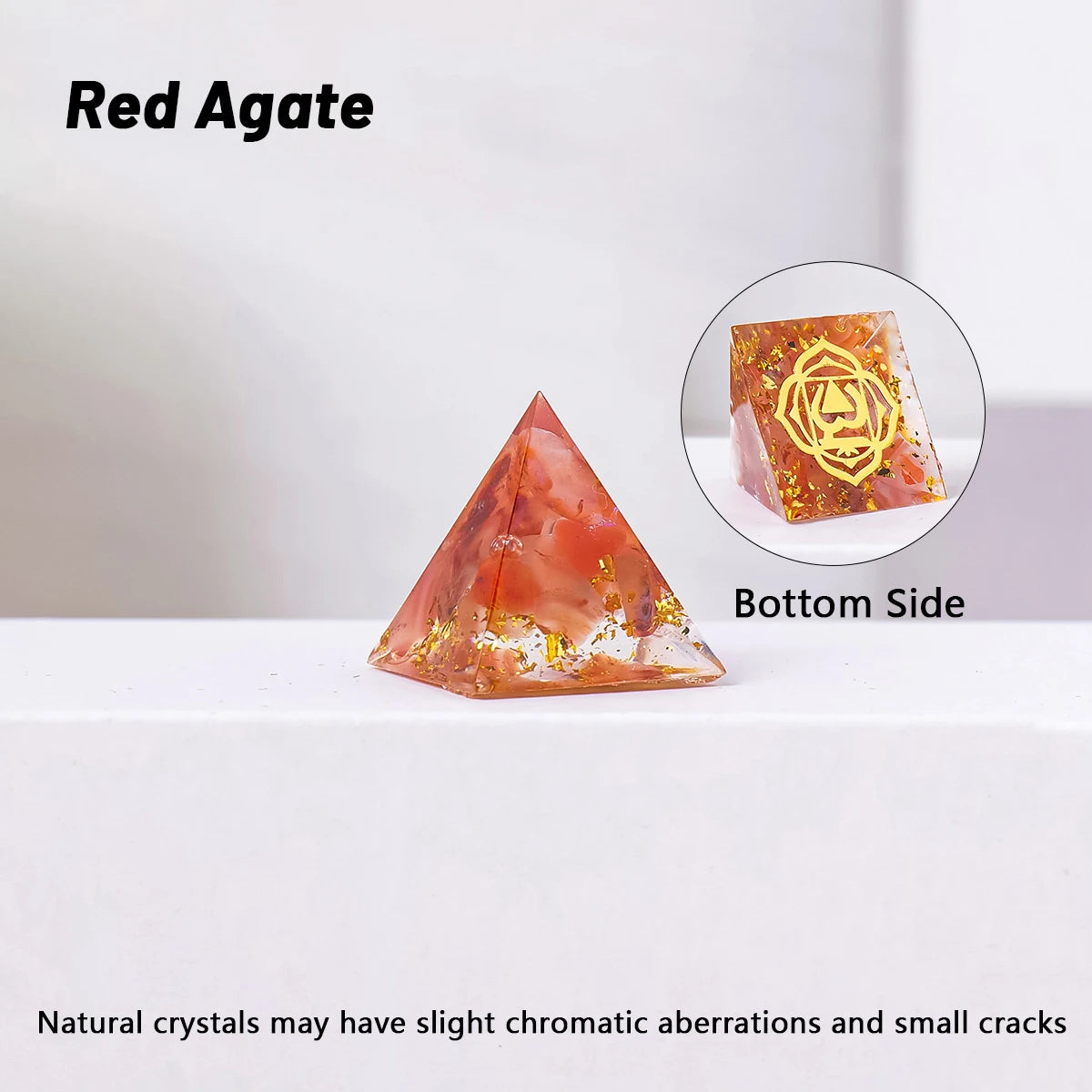 Minipirámides de Cristales Naturales — Amuletos para Altares y Chakras