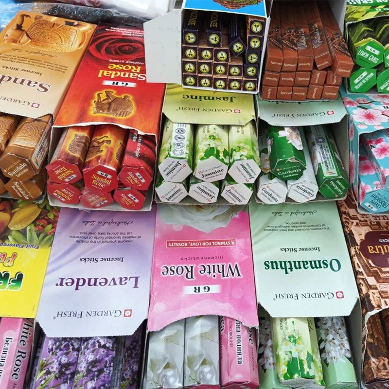 Inciensos Aromáticos de la India — 20 Varillas para Meditación y Rituales
